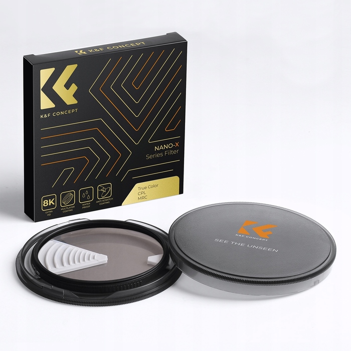 Поляризаційний фільтр K&F Concept CPL 8k MRC Nano X Slim True Color 67мм
