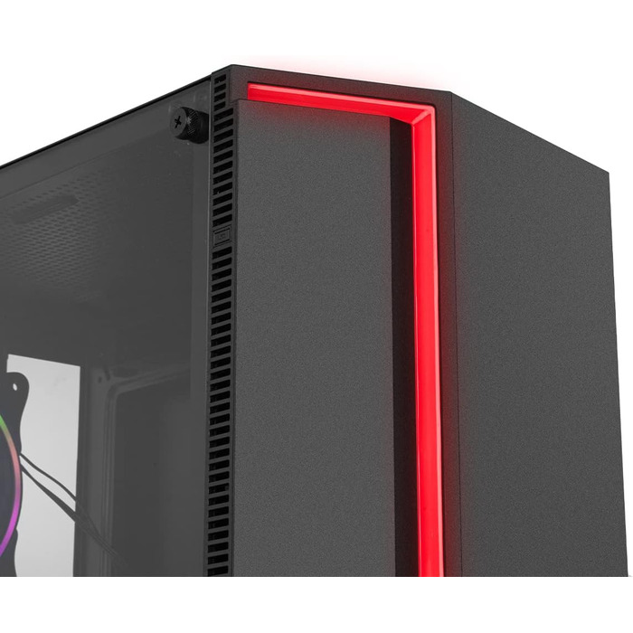 Корпус для ПК INFINITITY GAMMA: ATX, Micro ATX, USB 3.0, металева сітка, підтримка 3 вентиляторів, 4 HDD, відеокарта до 370 мм, чорний