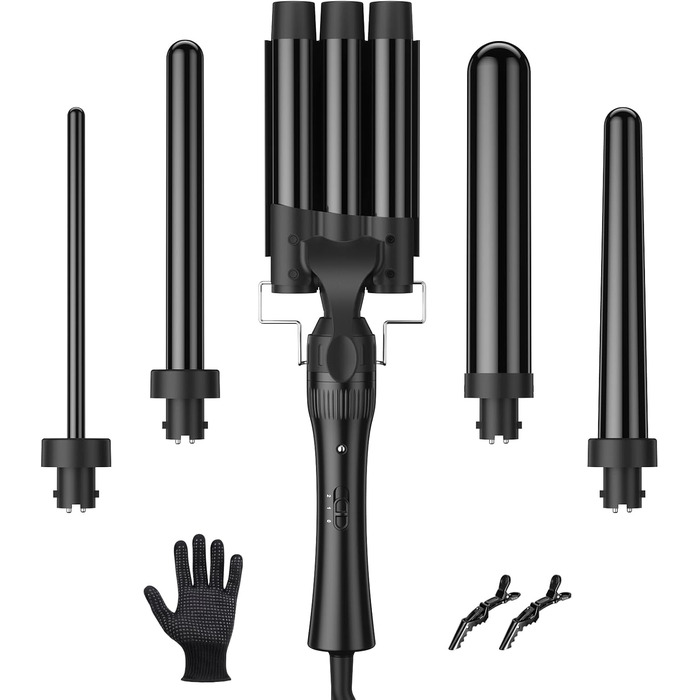 ELEHOT Локкенстаб 5 в 1: три циліндри, керамічне покриття, 10-32 мм, аксесуари, рукавички, кліпси