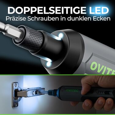 Електрична дриль-шуруповерт акумуляторна | 3.7V | 2000mAh | з функцією швидкої заміни біт | комплект з 16 біт та USB-C кабелем