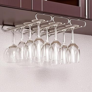 Тримач для келихів вина Forlush (2 шт), металевий, для дому, бару, ресторану