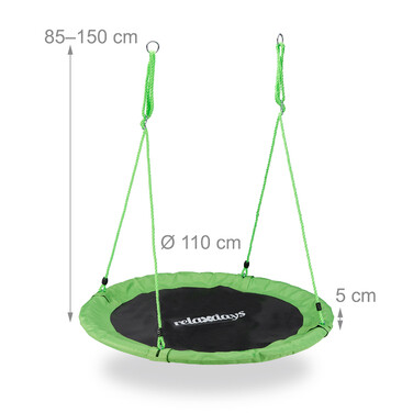 Relaxdays Nest Swing 110 cm