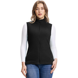 Жіноча флісова жилетка Outdoor Ventures - тепла безрукавка для спорту та відпочинку, чорна, XS