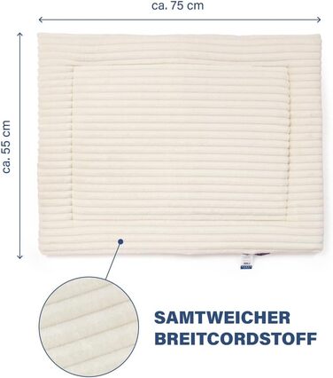 Килимок для собак Wallace & Jone Cardi, 55 x 75 см, бежевий, для маленьких собак