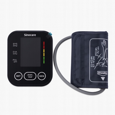 Тонометр на плече Sinocare ARM-30E+ з великою манжетою 22-42 см, CE