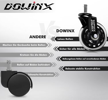 Ігровий крісло Dowinx з мікрофібри, дихаюче та ергономічне, з підніжкою (блакитний)