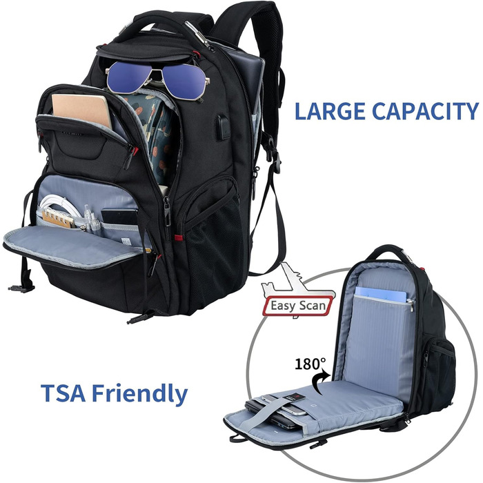 VANKEAN 17-inch extra-large laptop backpack