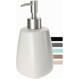Дозатор мила KADAX: керамічний диспенсер для мила, мийного засобу та лосьйонів для ванної/кухні