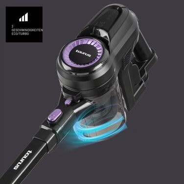Вертикальний пилосос 3-в-1 Taurus Multiflex Hs-2900 циклонний, ручний, 600 Вт, чорний