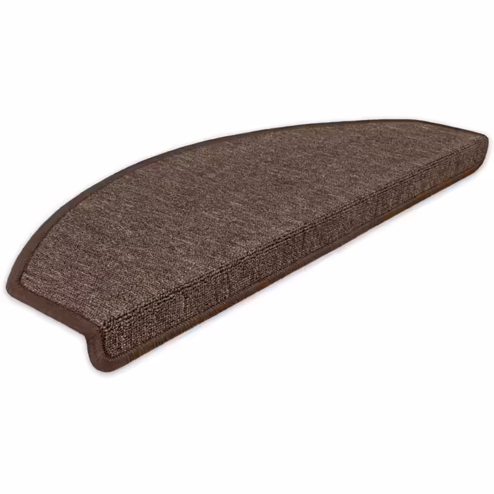 Kettelservice-Metzker Stair Treads Carpet Rambo 15-Piece Value Set, 17 Colors (-Coffee Brown-)