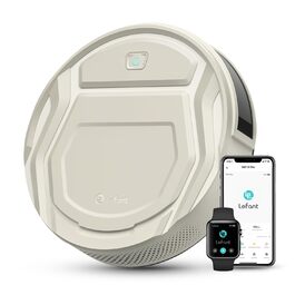 Робот-пилосос LEFANT Gen2 з функцією миття, 12000Pa, автоматичне очищення контейнера, LiDAR навігація, розпізнавання килимів, додаток Freemove 3.0 та голосове керування, 8 тижнів бездротової прибирання (M210B)