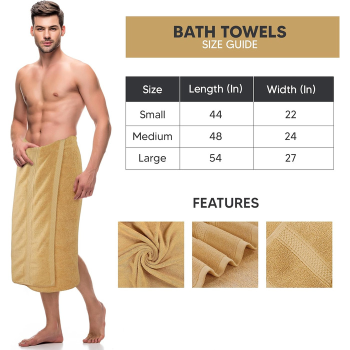 Набір з 4 преміум рушників для ванної Utopia Towels, 68x137 см, 100% бавовна, 600 г/м², швидковисихаючі та дуже вбираючі, для щоденного використання, бежеві