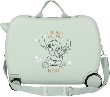 Дитячий валіза Disney Stitch, середній, 55x40x20 см, ABS, кодовий замок, 4 колеса
