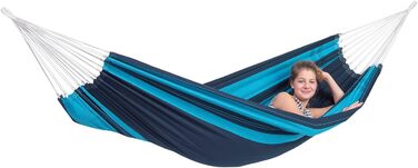 Гамак бразильський Amazonas Santana Blue до 150 кг 200x120 см синій