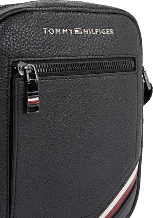 Чоловіча сумка-месенджер Tommy Hilfiger Central Reporter, середнього розміру, чорна