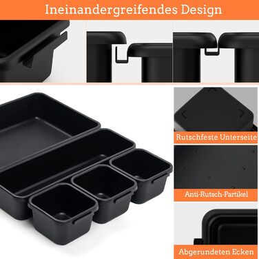 45-Piece Tool Case Empty Organizer Sortierbox, Tool Storage Drawer Organization System Tool Box Organizer, Storage Box Sort Boxes for Small Parts, Screws, Gadgets, Workshop.