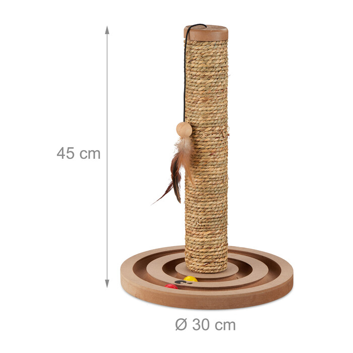 Relaxdays Scratching Post with Toys