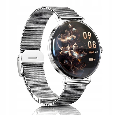 Смарт-годинник JG Smart PRESTIGE AMOLED для жінок, сріблястий