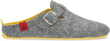 Тапочки Andrés Machado Unisex Dynamic, сірий та жовтий, 43 EU