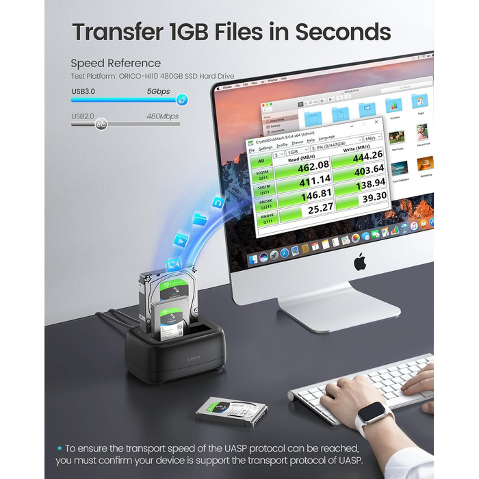 Док-станція Orico для 2 HDD 3.5