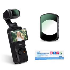 Набір магнітних фільтрів JJC 6в1 для DJI Osmo Pocket 3: ND8, ND16, ND32, ND64, ND256 та CPL (чорна дифузія 1/4), світлофільтри для екшн-камери