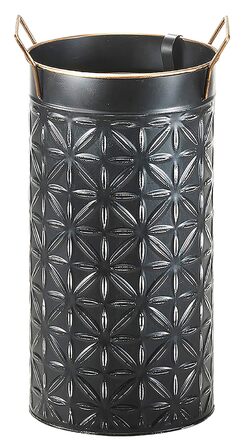 Підставка для парасольок Kobolo Stroke, металева, стійка, 21x21x43 см, чорна