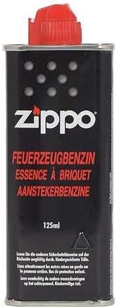 Заправка для запальничок ZIPPO набір: 10x оригінальний бензин 125 мл, стартовий комплект (6 кременів, гніт, вата, фетр)