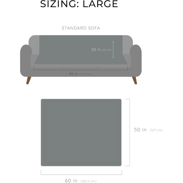 М'яка та тепла плюшева ковдра GRACED SOFT LUXURIES, сіра, розмір L (127 x 152,4 см)