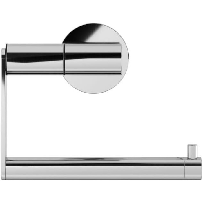 Tiger Boston Stainless Steel Toilet Paper Holder - Wall Mounted, Brushed Finish - Single Roll