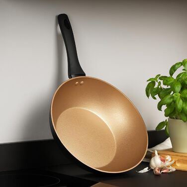 Сковорода гриль Russell Hobbs RH01674BEU7 28 см з антипригарним покриттям (індукція, Wok)