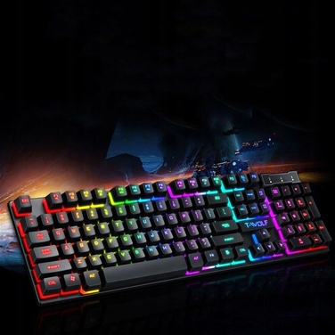 Дротова гібридна клавіатура T-Wolf Bella-J-1743 Arabic (QWERTY)