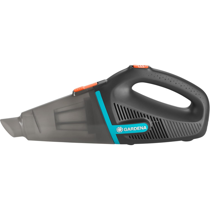 Gardena Outdoor Hand Vacuum EasyClean Li: Battery-powered vacuum for wet and dry particles, integrated lithium-ion battery, high suction power (9339-20)