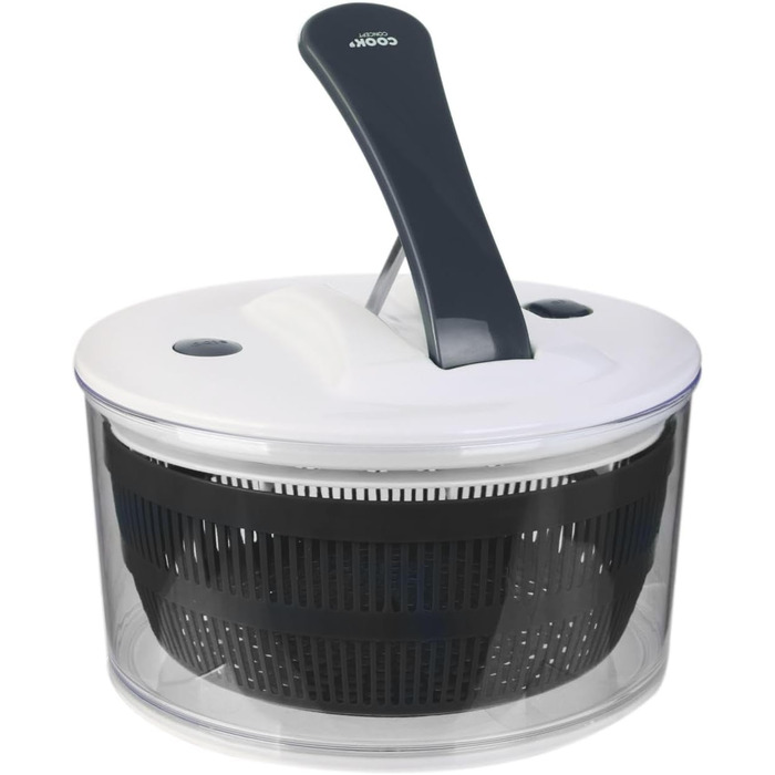Сушарка для салату COOK CONCEPT, пластикова, чорна/червона/зелена, 24,5x24,5x16,5 см