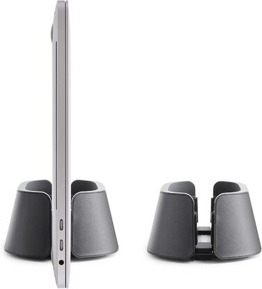 HumanCentric Adjustable Laptop Stand & Dock - Leather - for MacBook Pro & Laptops (0.5-1.5
