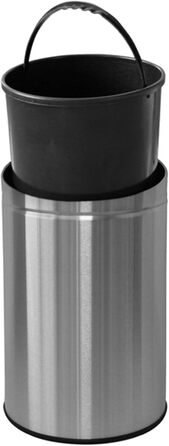 Сміттєвий бак Echtwerk з сенсором, 30л, нержавіюча сталь INOX Black, електричний, інфрачервоний датчик руху