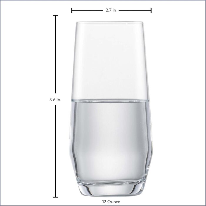 Бокали для вина Schott Zwiesel Pure Мартіні 0.34л (6 шт) + 6 келихів 357мл