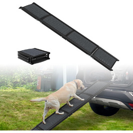 Рампа для собак Klappbare Hunderampe - легка та безпечна для авто та SUV, алюміній, 157x43 см, до 110 кг