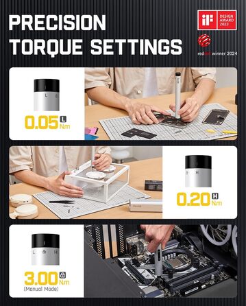 Fanttik E1 MAX: Набір прецизійних викруток 50 в 1 з акумулятором, 2 швидкості, для ремонту iPhone, ноутбуків, окулярів