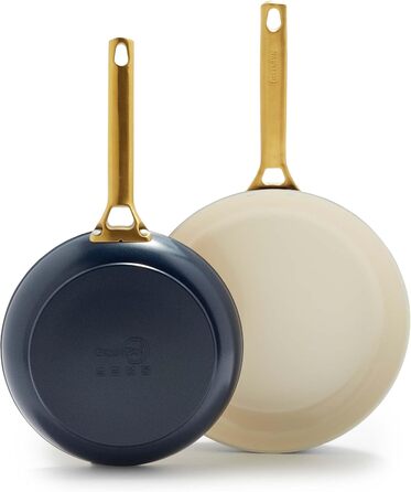 Набір сковорідок GreenPan Reserve: антипригарне покриття Ceramic, 20.3 та 25.4 см, без PFAS, для плити та духовки