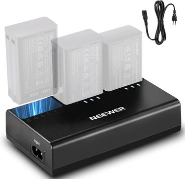 Зарядний пристрій для спалахів NEEWER Z2, Z1, Z760, Z880 (3 слоти), 7.4V/2600mAh, Li-Ion, з адаптером живлення (EU)
