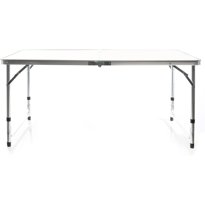 Зручний складаний туристичний стіл з регулюванням висоти 54/61/70 см. Алюмінієвий каркас, стільниця з МДФ, портативний, багатофункціональний, буфетний, для кемпінгу, саду та відпочинку (120x60x70 см)