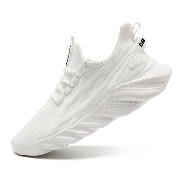 Жіночі кросівки для ходьби, бігу та трекінгу - EGMPDA. Легкі, дихаючі, білі (38 EU)
