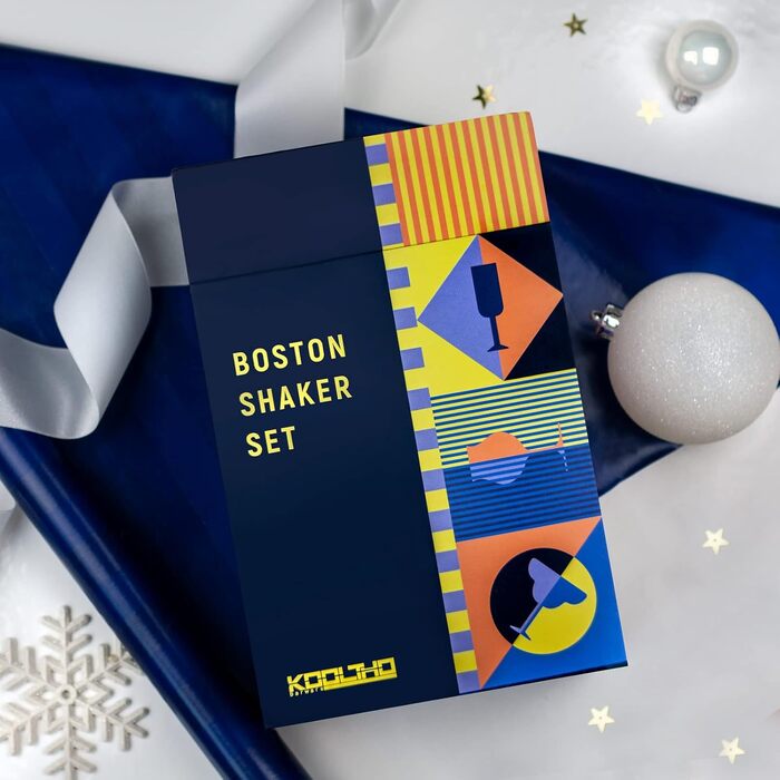 Професійний набір для коктейлів Boston Shaker з підставкою, нержавіюча сталь, подарунок для бармена, оригінальні подарунки для чоловіків і жінок
