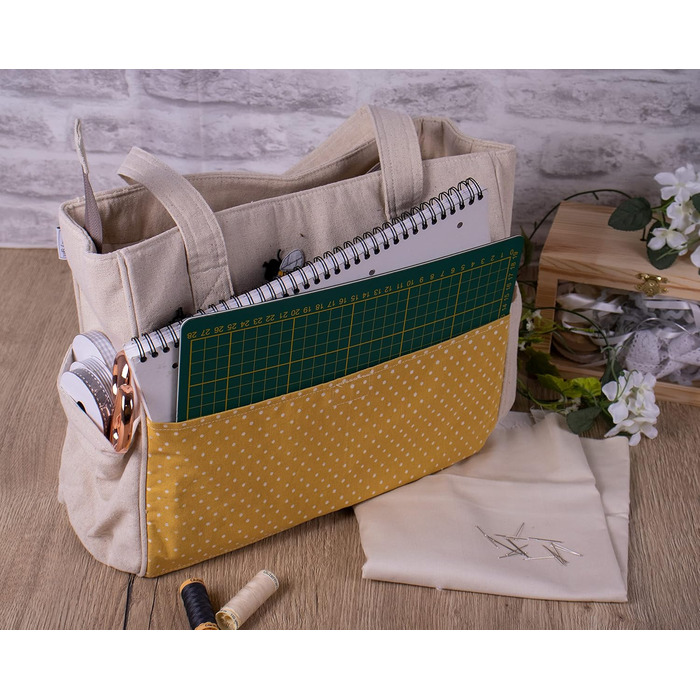 Crafting Kit, Cotton, Bee, 13 x 36 x 31cm