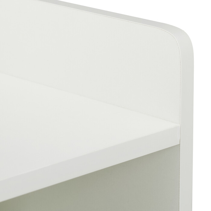Slim White Nightstand