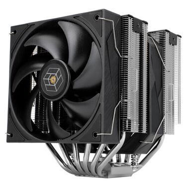 Кулер для процесора Thermalright Royal Pretor 130 Ultra White, двовежевий повітряний охолоджувач, 7 теплових трубок, для AM4/AM5, Intel LGA1851/1700/115x/2011, білий