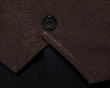 Чоловіча жилетка, формальна, без рукавів, V-подібний виріз, замша, бізнес-жилетка XL, колір кава