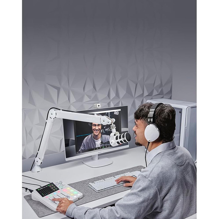 Шарнірний штатив RØDE для студійних мікрофонів (PSA1+, білий)