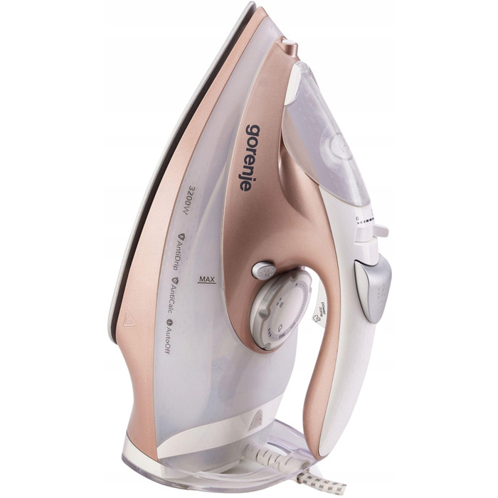 Парова праска Gorenje SIH3200WR 3200 Вт, керамічна підошва, система крапельного стопу