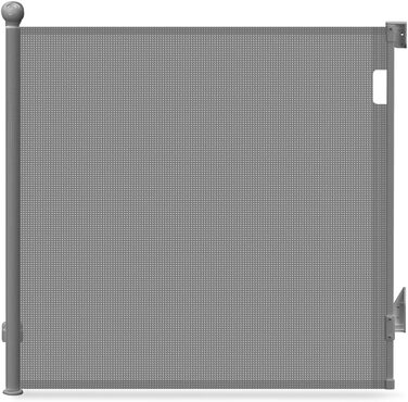 Захист для сходів Vounot: розтягувана сітка-захист для дітей, котів та собак (0-180 см, сірий)